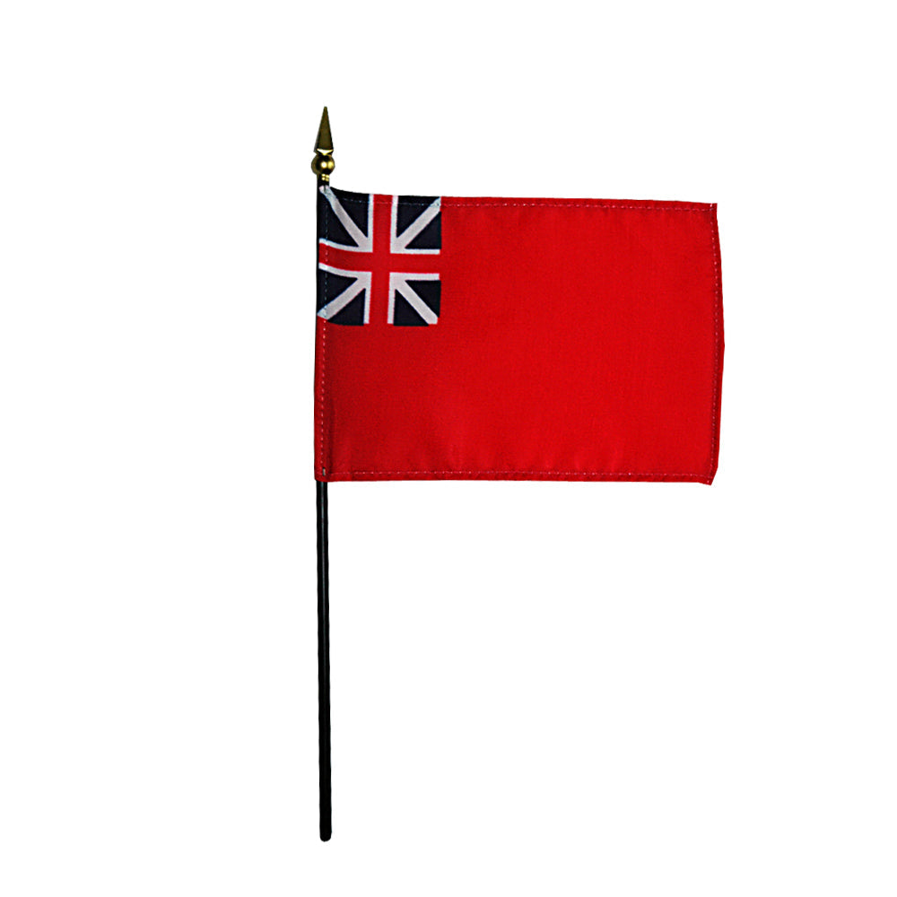 4X6 IN EB BRIT RED ENSIGN MTD 12PK