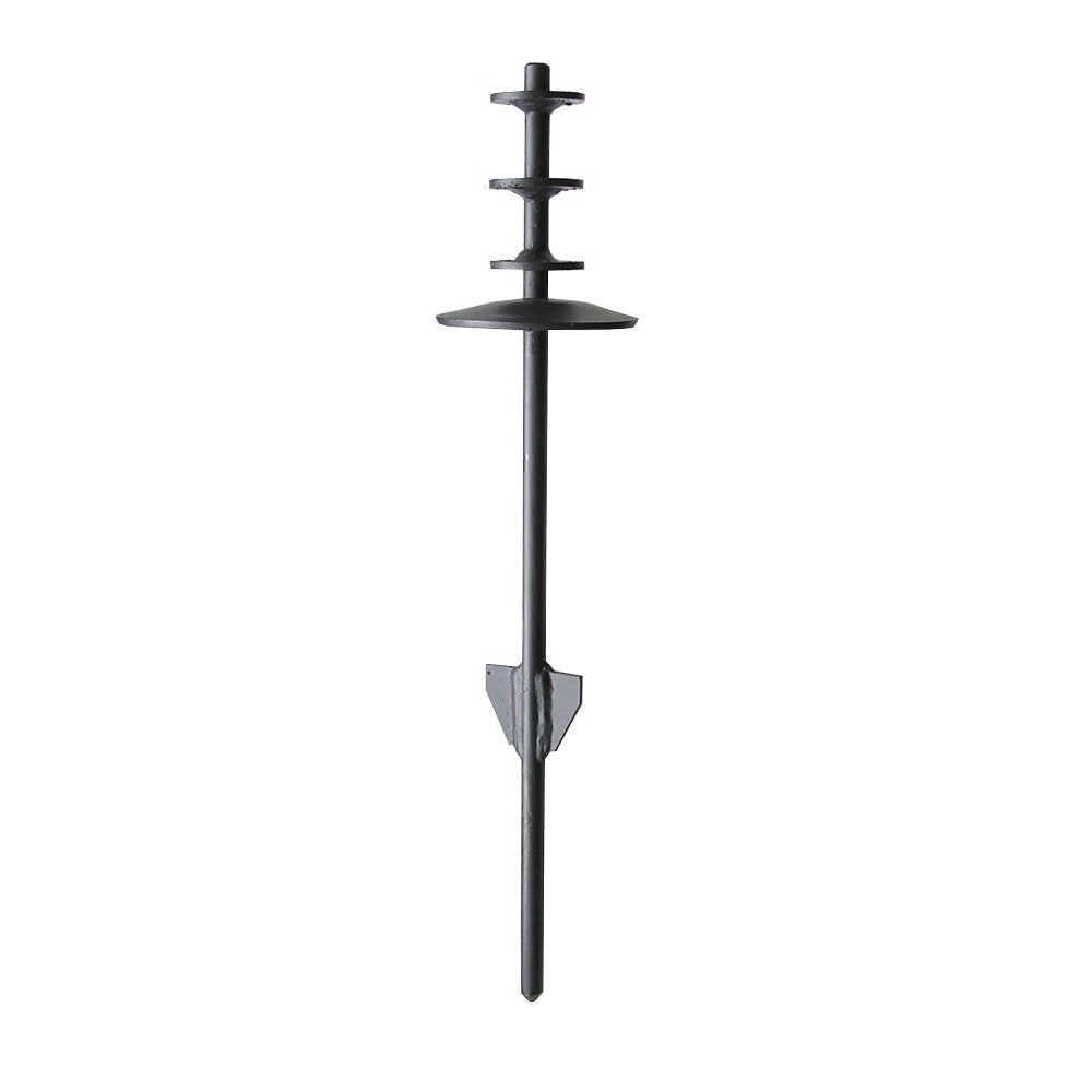 GROUND SPIKE FOR TELESCOPING FG POLES