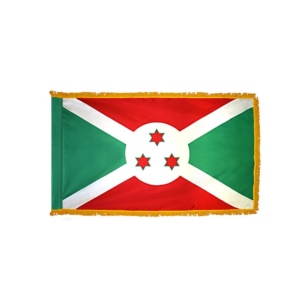 3X5 FT COL NYL-GLO BURUNDI FRG