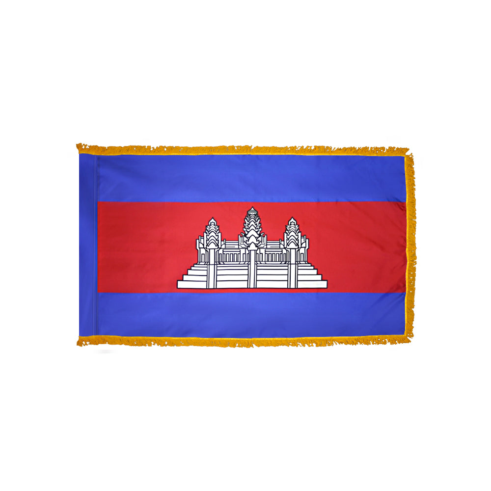 3X5 FT COL NYL-GLO CAMBODIA FRG