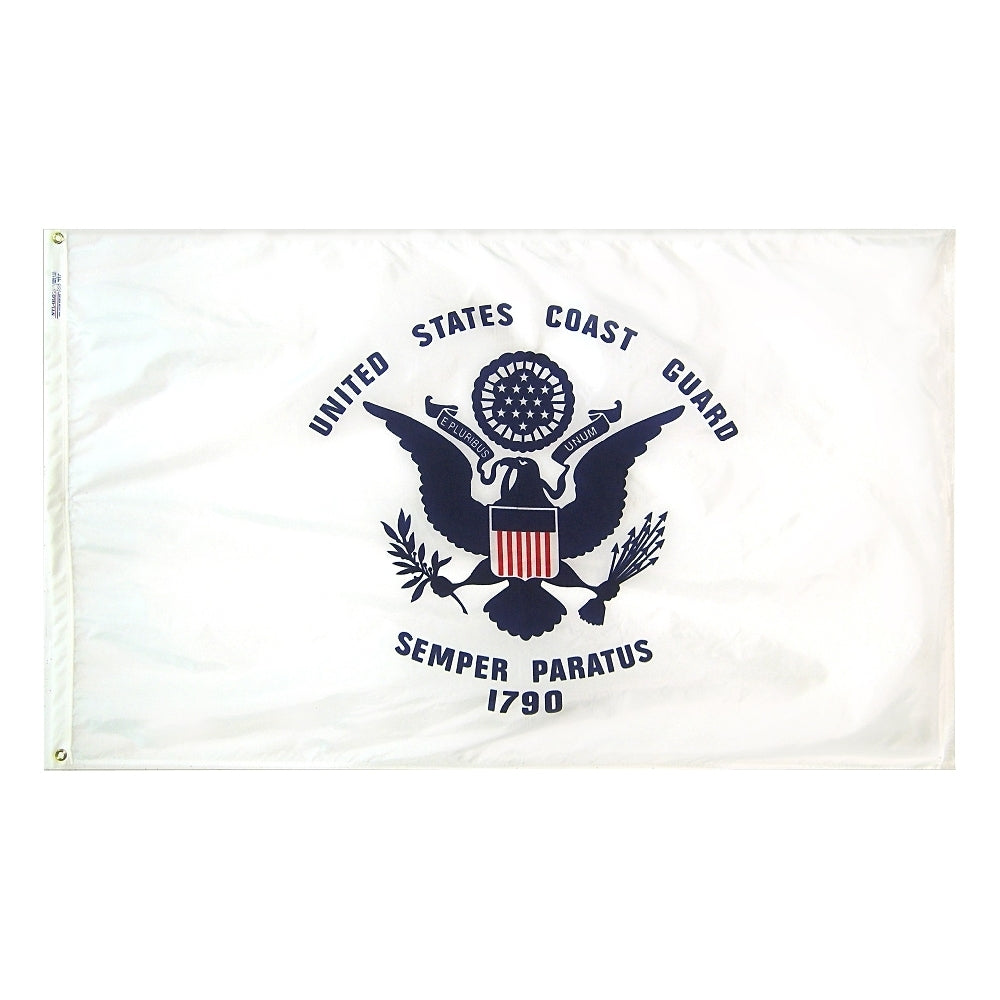 12X18 IN NYL-GLO US COAST GUARD