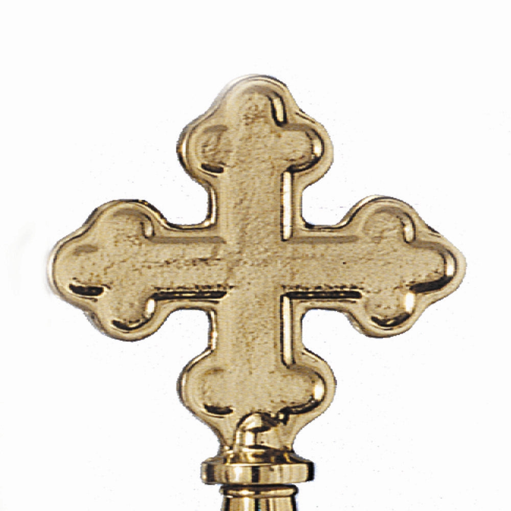 84 10-1/8 IN BRASS BOTONEE CROSS
