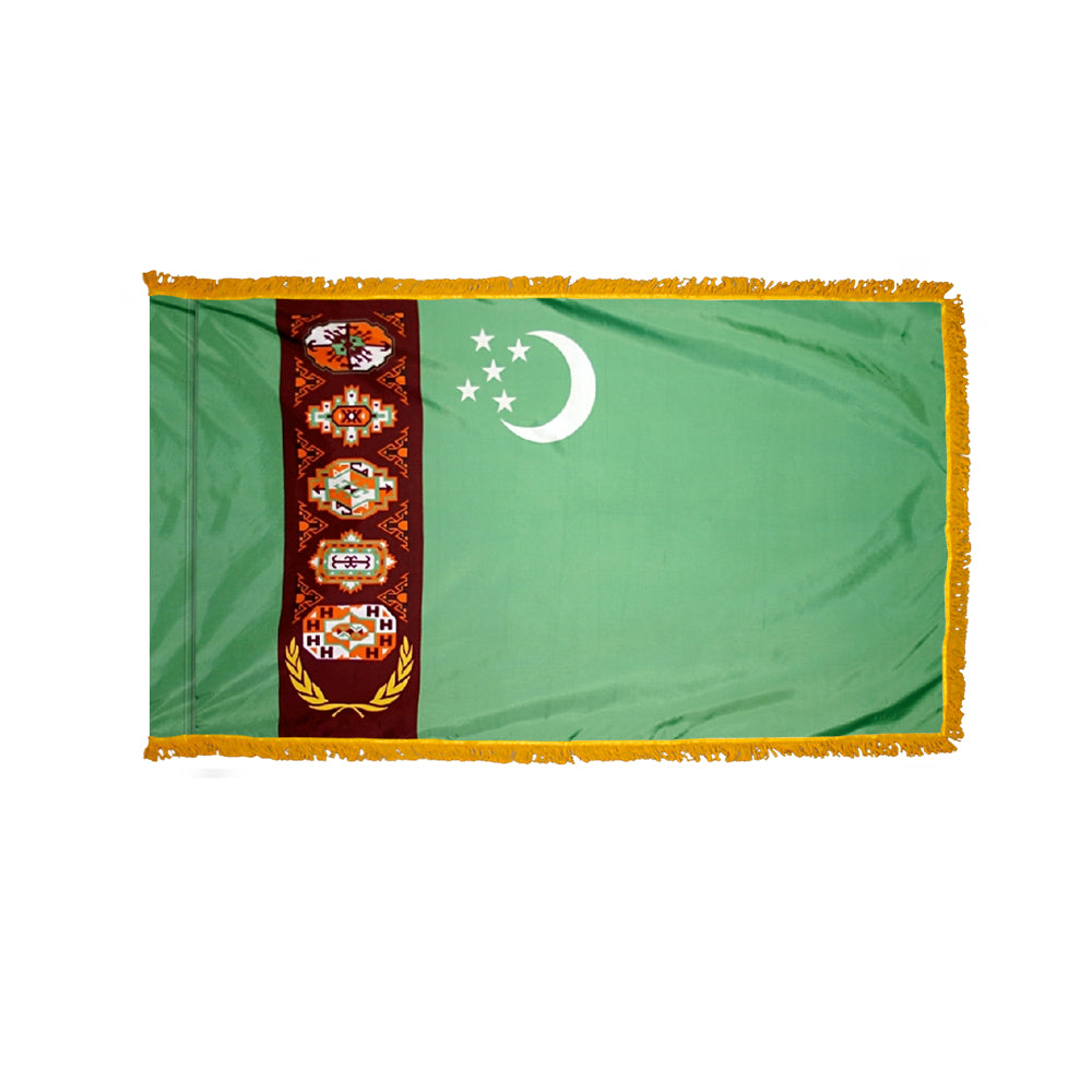 4X6 FT COL NYL-GLO TURKMENISTAN FRG
