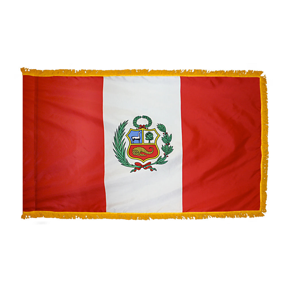 4X6 FT COL NYL-GLO PERU GOVT FRG