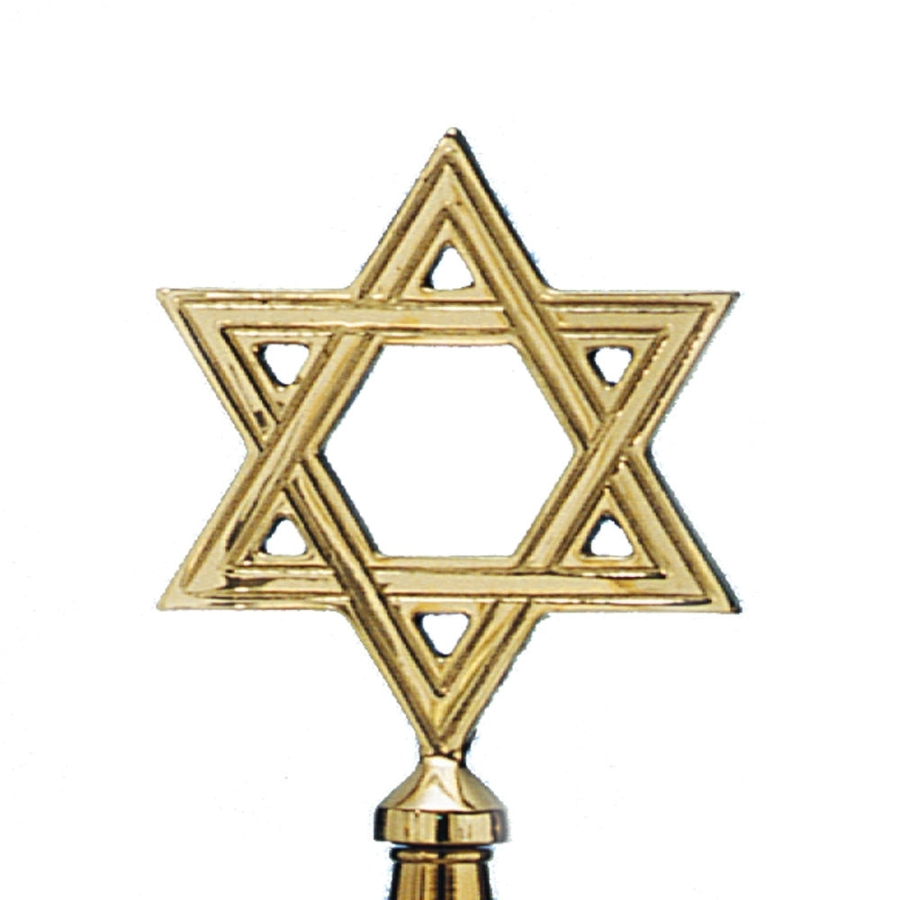 32 8-3/4 IN BRASS STAR OF DAVID