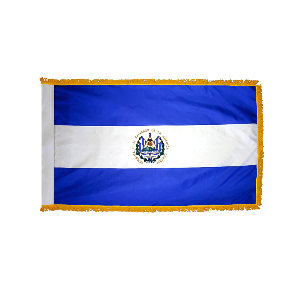 4X6 FT COL NYL-GLO EL SALVADOR GOVT FRG