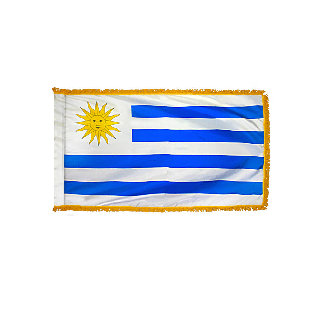 3X5 FT COL NYL-GLO URUGUAY FRG