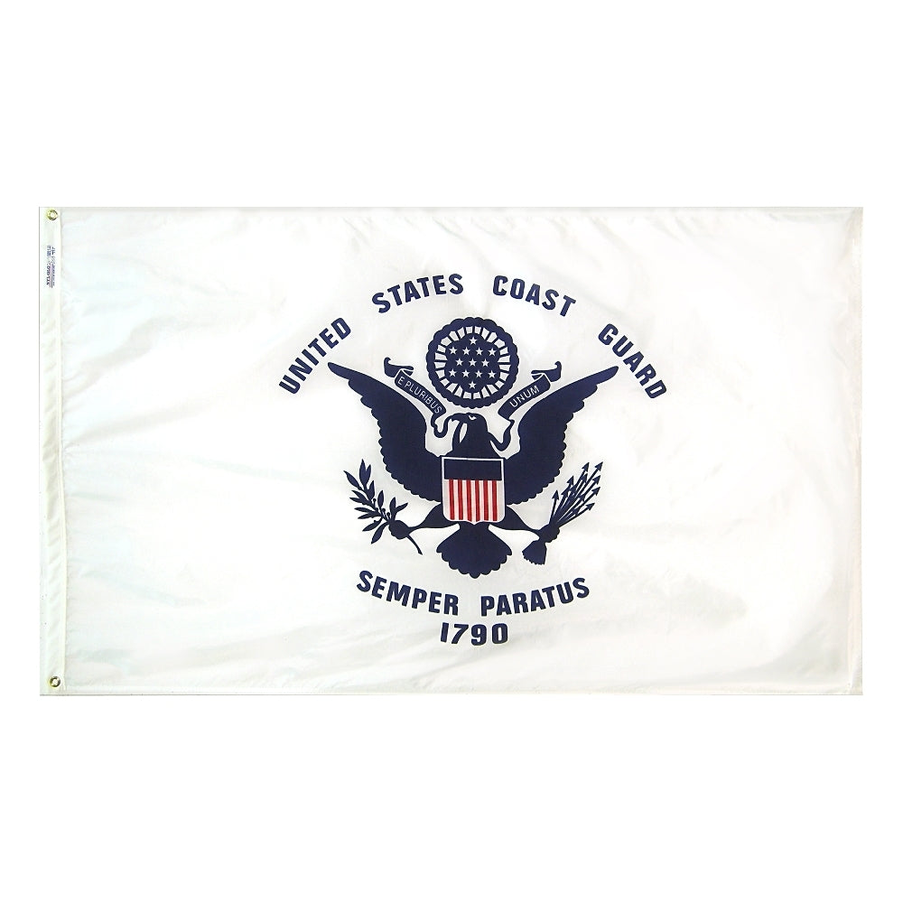 4X6 FT NYL-GLO US COAST GUARD