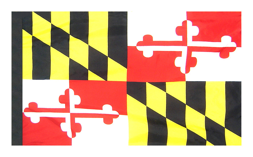 3X5 FT COL NYL-GLO MARYLAND