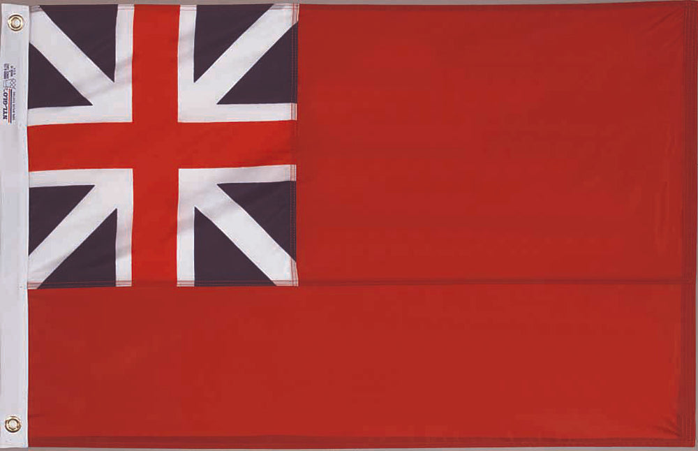 3X5 FT NYL-GLO BRIT RED ENS-1707