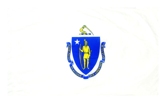 4X6 FT COL NYL-GLO MASSACHUSETTS