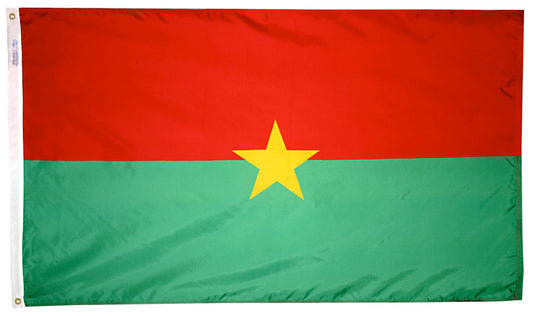4X6 FT NYL-GLO BURKINA FASO
