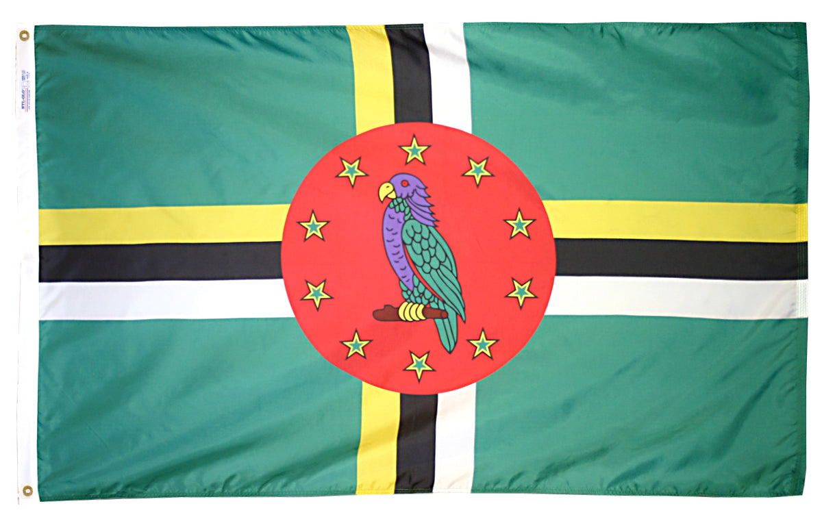 3X5 FT NYL-GLO DOMINICA
