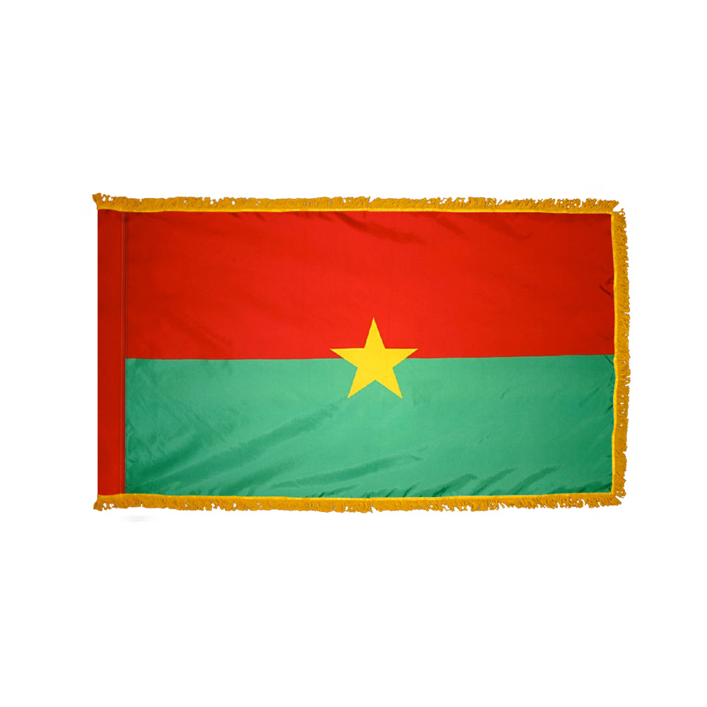 3X5 FT COL NYL-GLO BURKINA FASO FRG