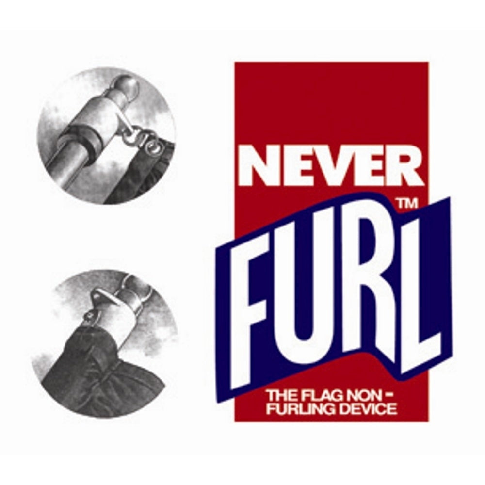 NEVER FURL 1-INCH BLACK
