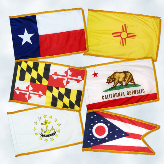 4X6 FT COL NYL-GLO 50 STATES SET FRG