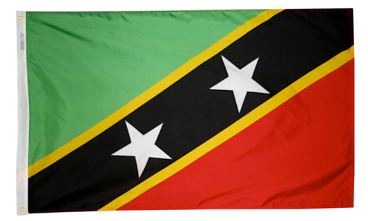 5X8 FT NYL-GLO ST KITTS-NEVIS