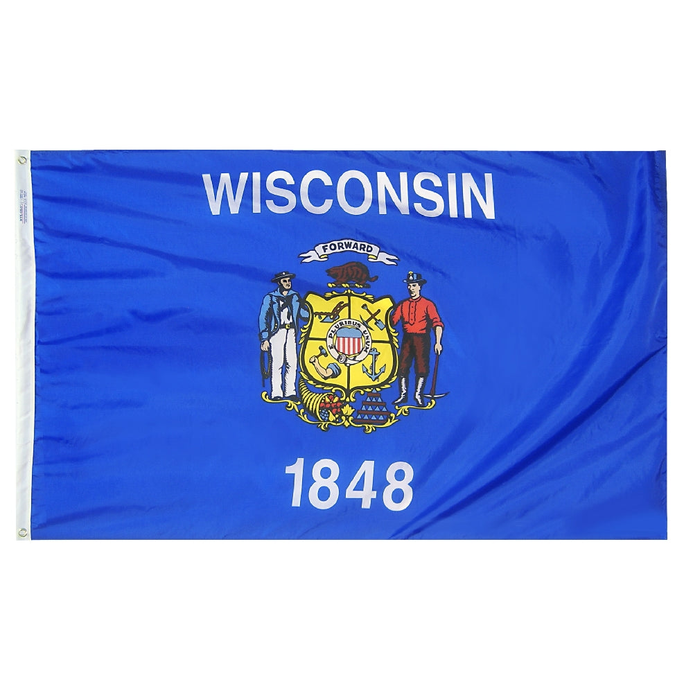 6X10 FT NYL-GLO WISCONSIN