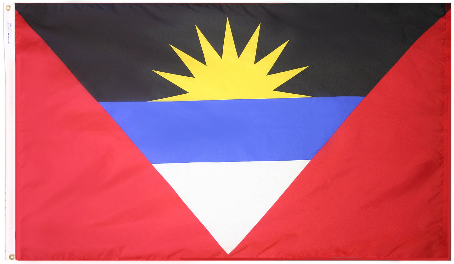 2X3 FT NYL-GLO ANTIGUA & BARBUDA
