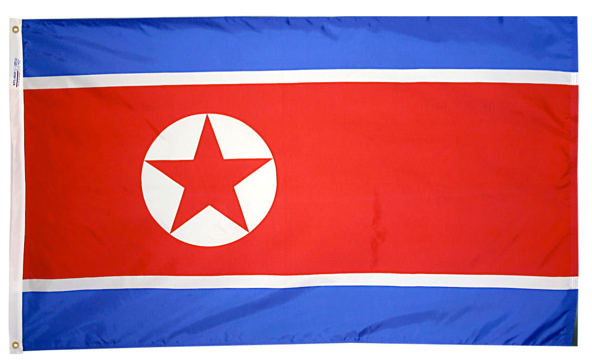 4X6 FT NYL-GLO NORTH KOREA