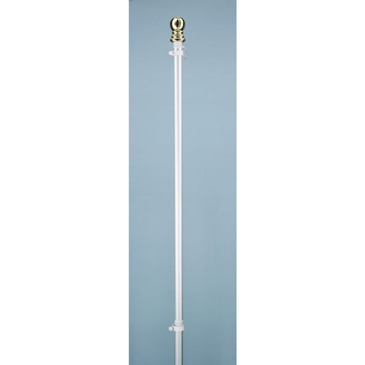 6 FT 1 PC SILVER SPIN POLE ONE EA