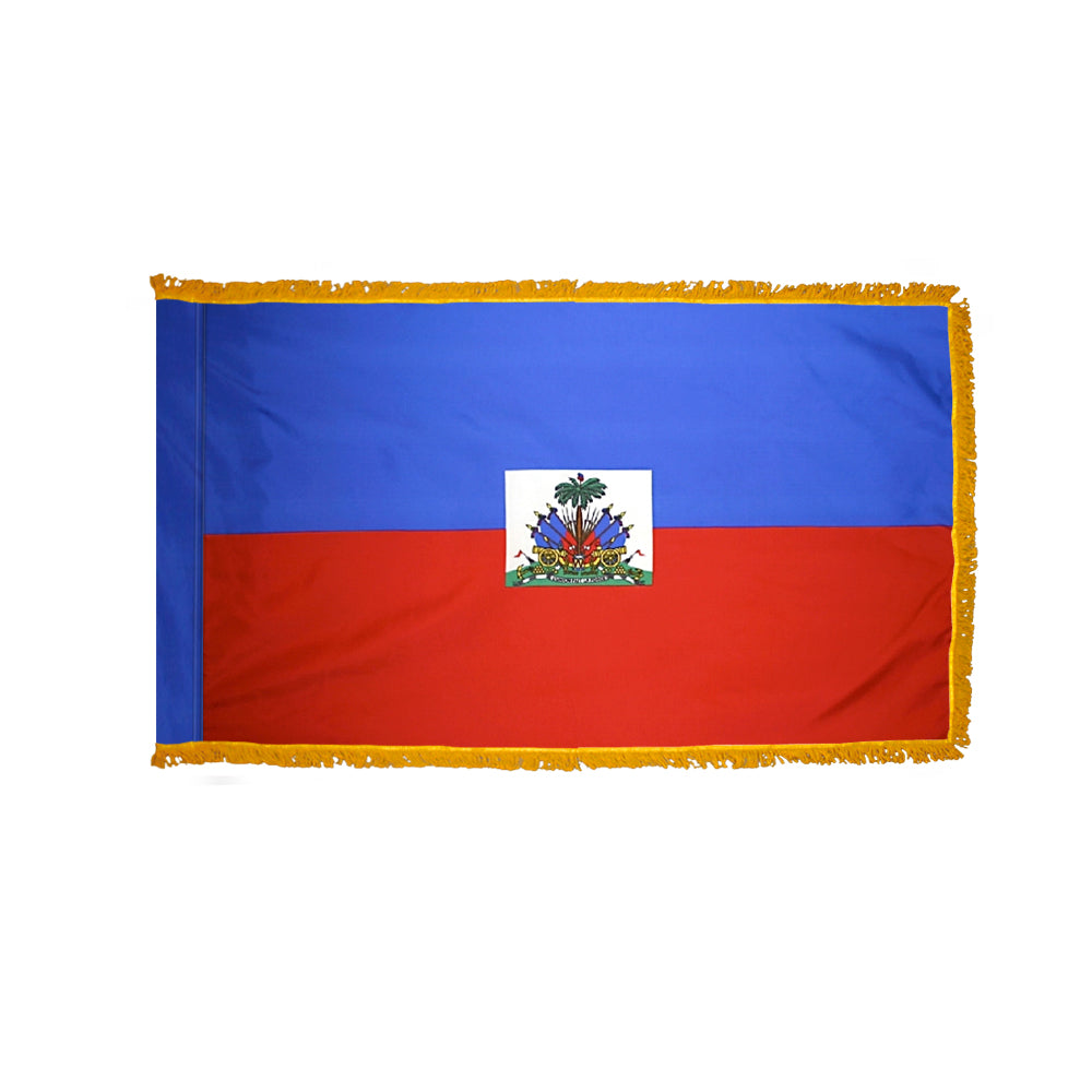 3X5 FT COL NYL-GLO HAITI GOVT FRG