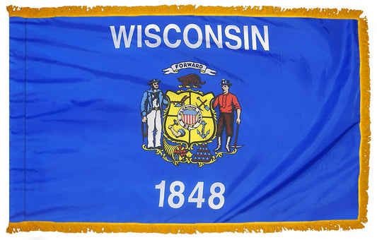 4X6 FT COL NYL-GLO WISCONSIN FRG