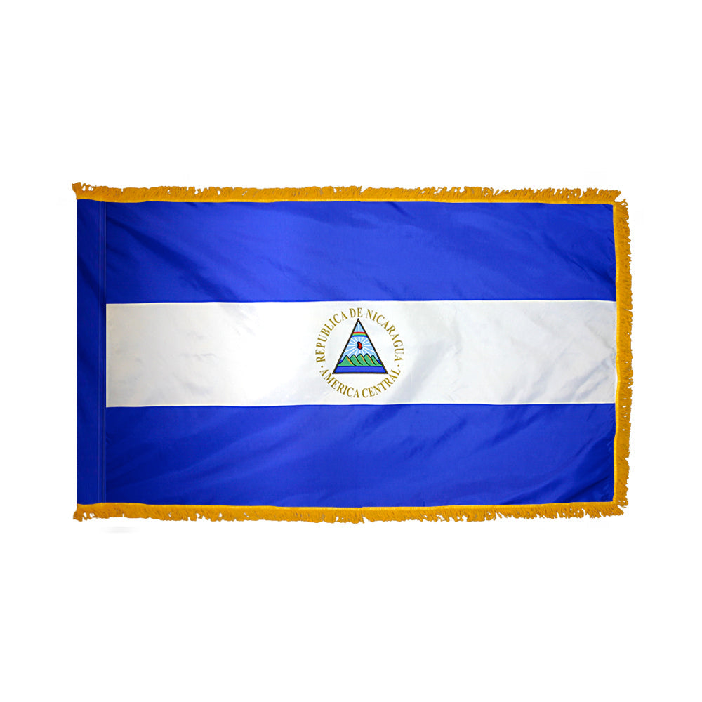 3X5 FT COL NYL-GLO NICARAGUA GOVT FRG