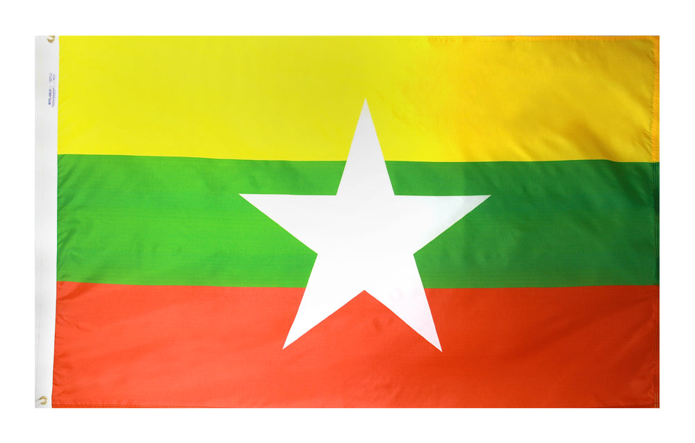2X3 FT NYL-GLO MYANMAR/BURMA 2010