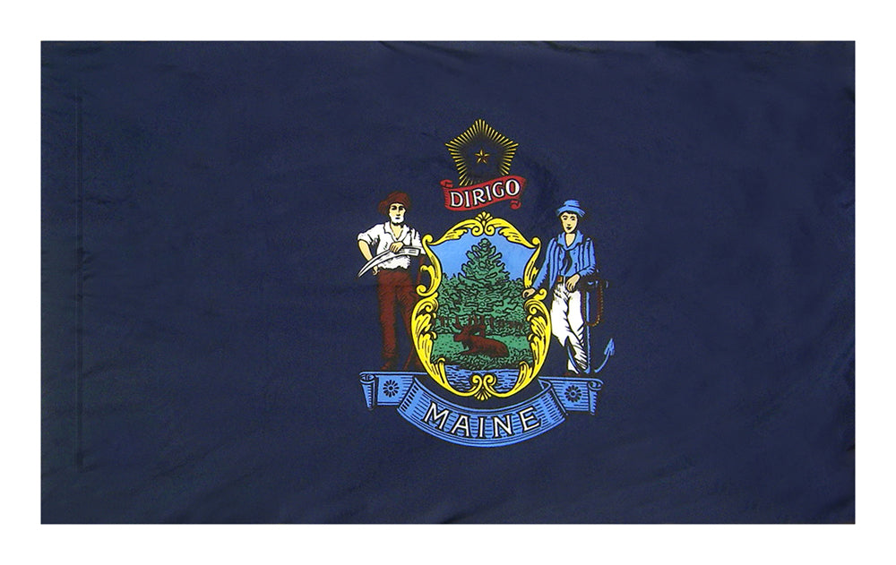 3X5 FT COL NYL-GLO MAINE