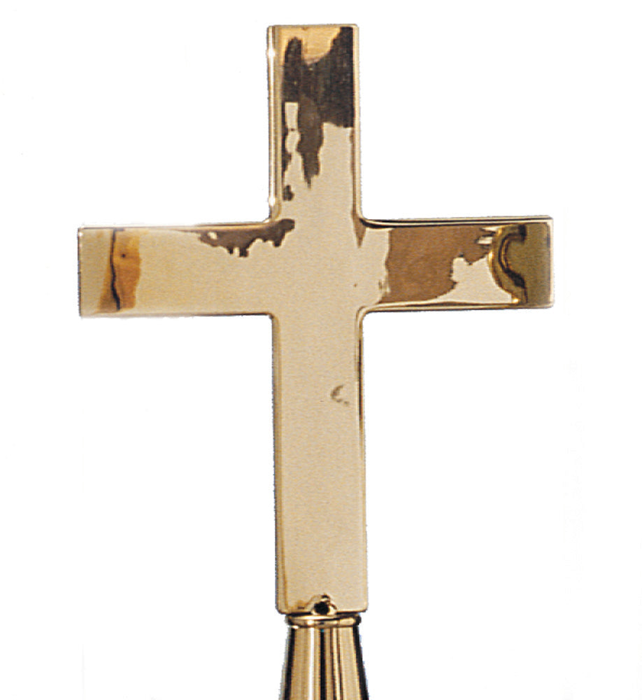 56 BRASS PLAIN CHURCH CROSS