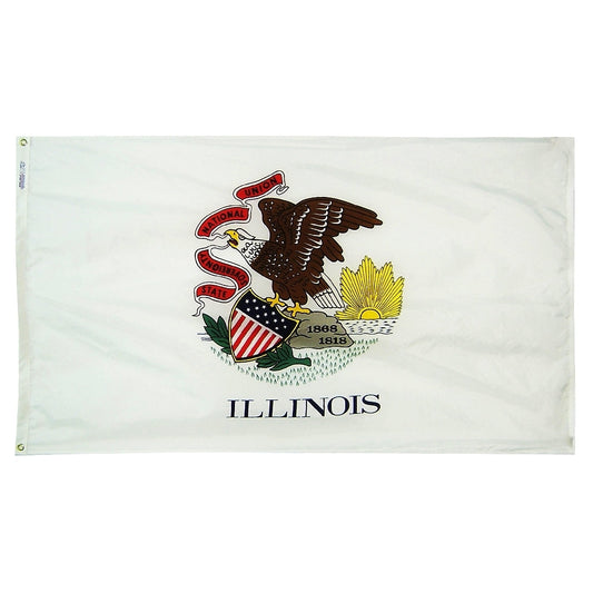 12X18 IN NYL-GLO ILLINOIS