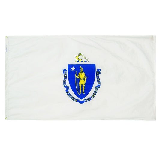 12X18 IN NYL-GLO MASSACHUSETTS