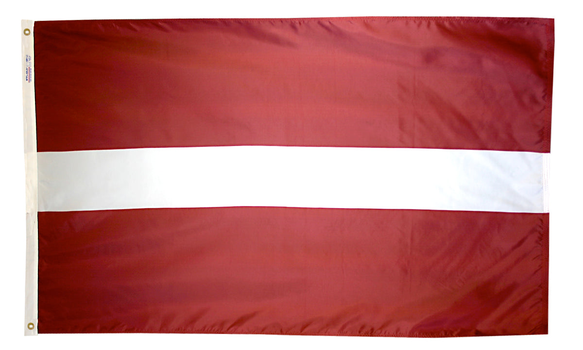 3X5 FT NYL-GLO LATVIA