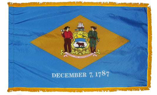 3X5 FT COL NYL-GLO DELAWARE FRG