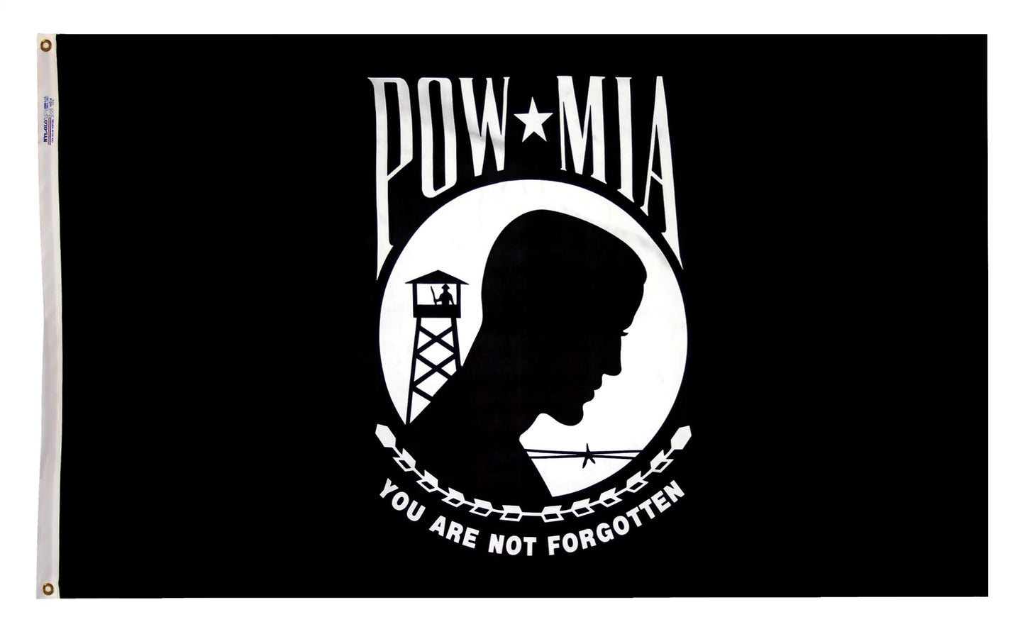 3X5 FT NYL-GLO POW-MIA DOUBLE -SIDED