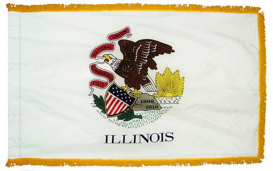4X6 FT COL NYL-GLO ILLINOIS FRG