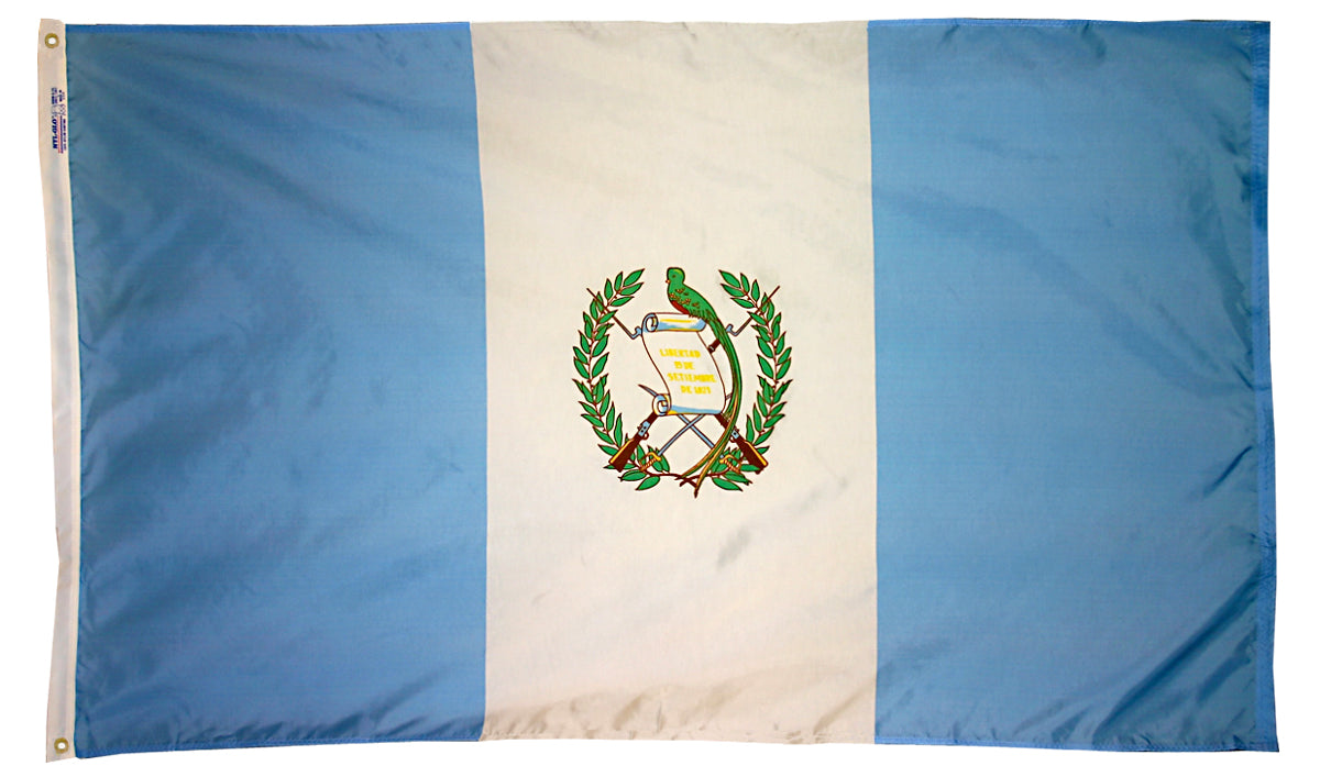 5X8 FT NYL-GLO GUATEMALA GOVT