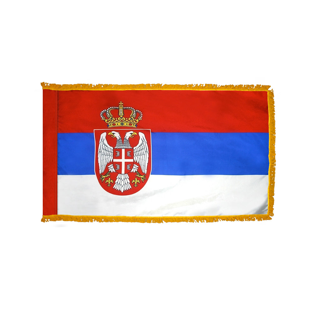3X5 FT COL SERBIA 2006 FRINGED