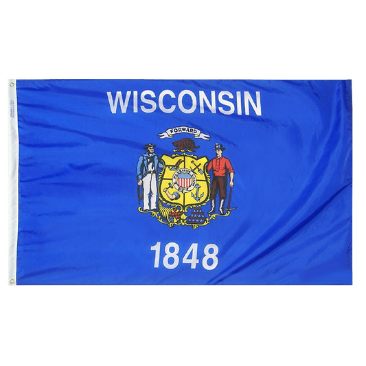 4X6 FT NYL-GLO WISCONSIN