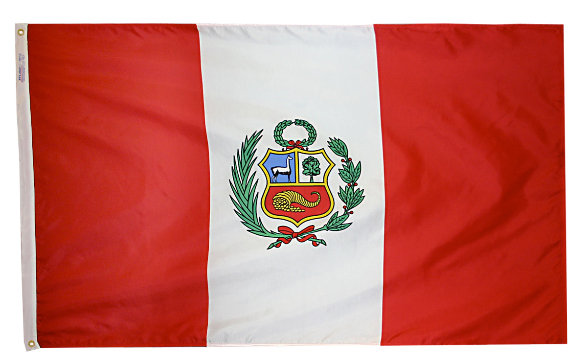 2X3 FT NYL-GLO PERU GOVT