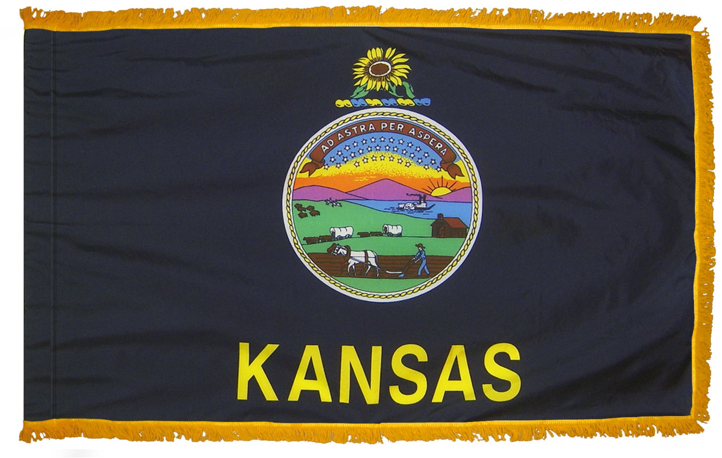 3X5 FT COL NYL-GLO KANSAS FRG