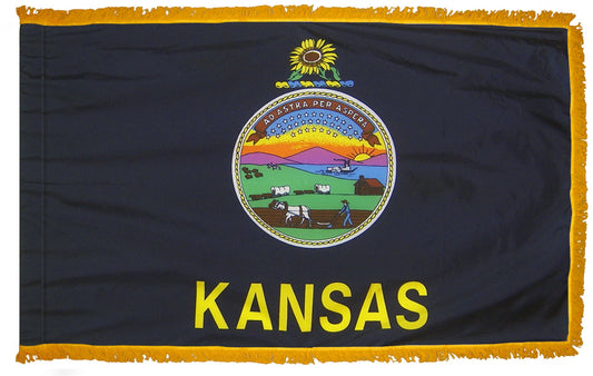 4X6 FT COL NYL-GLO KANSAS  FRG