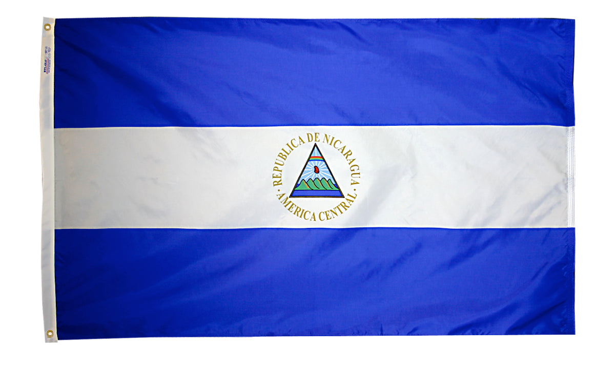 5X8 FT NYL-GLO NICARAGUA GOVT