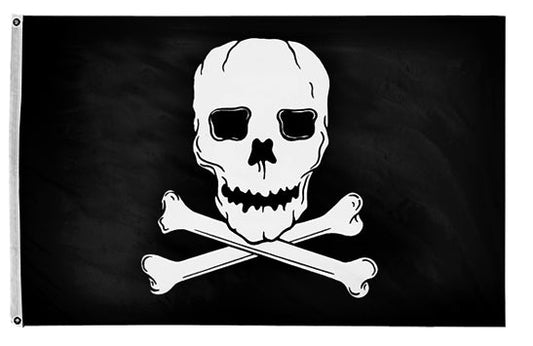 3X5 FT NYL JOLLY ROGER MARINE